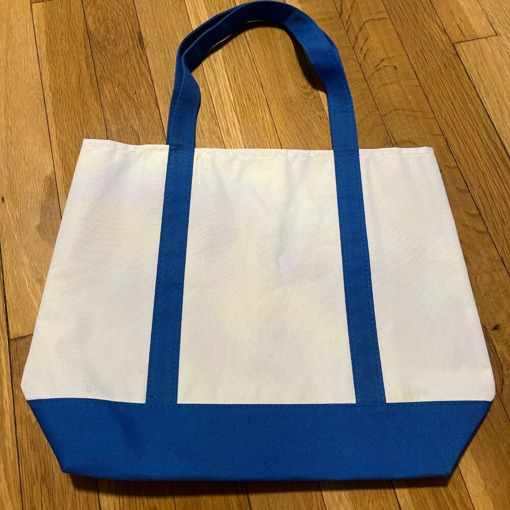 NYC Fashion Institute Of Technology (FIT) Blue & White Tote Bag! *NEW* - Picture 2 of 3